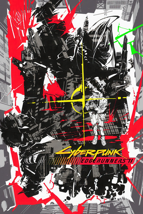 Series poster for Cyberpunk: Edgerunners (2022)