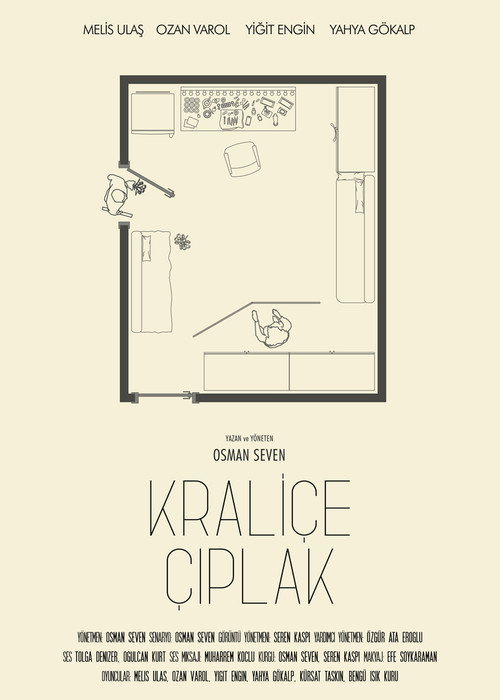 Movie poster for Kraliçe Çıplak (2021)