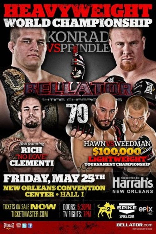 Movie poster for Bellator 70 (2012)