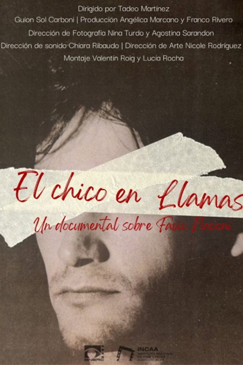 Movie poster for El chico en llamas (2024)