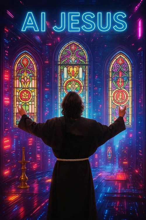 Movie poster for AI Jesus