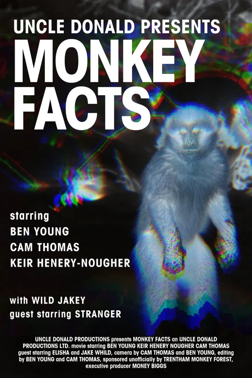 Movie poster for monkey facts. (2025)
