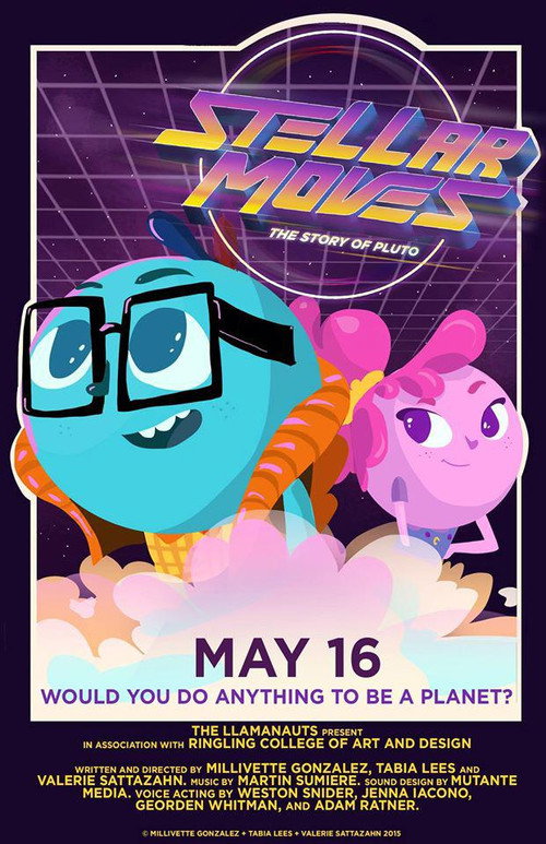 Movie poster for Stellar Moves - The Story of Pluto (2015)