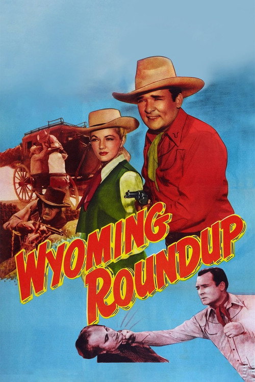 Movie poster for Wyoming Roundup (1952)