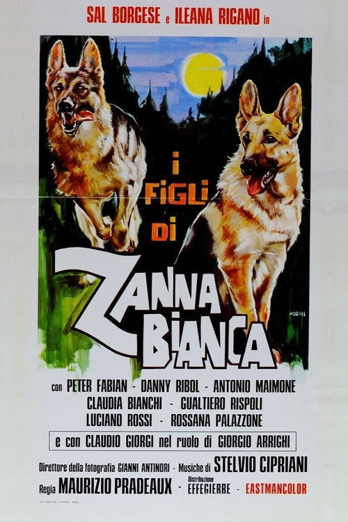 Movie poster for The Sons of White Fang (1974)