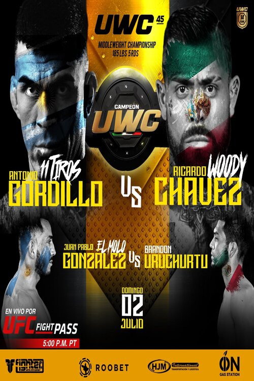 Movie poster for UWC 45: Chavez vs. Gordillo 2 (2023)