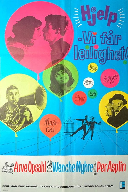Movie poster for Hjelp - Vi får leilighet! (1965)