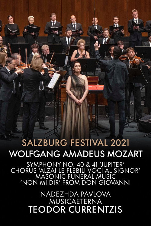 Movie poster for Salzburg Festival 2021: Currentzis conducts Mozart (2021)