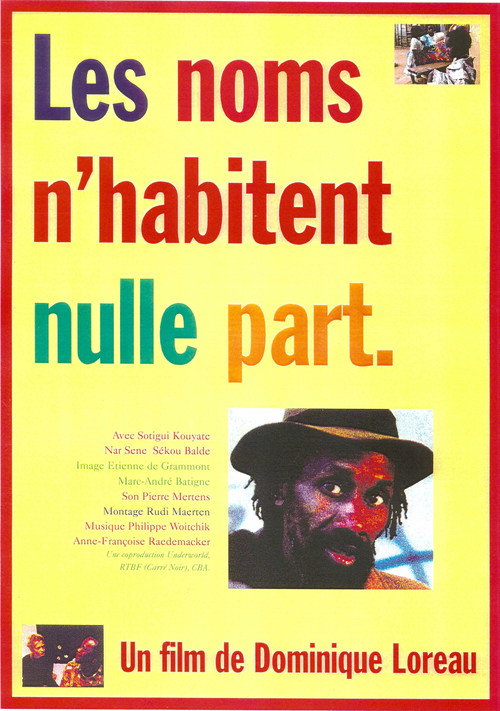 Movie poster for Names Live Nowhere (1994)