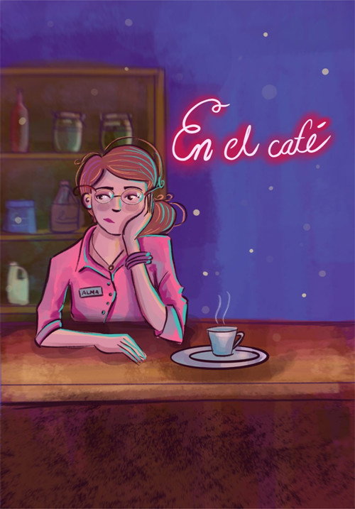 Movie poster for At the coffee shop (2019)