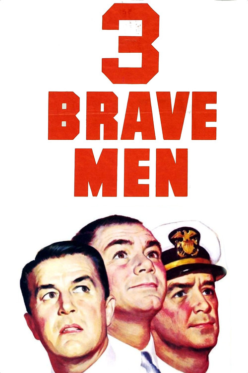 Movie poster for Three Brave Men (1956)