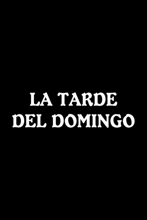 Movie poster for La tarde del domingo (1957)