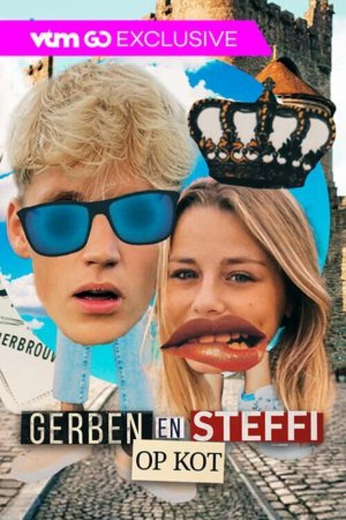 Gerben & Steffi op kot poster