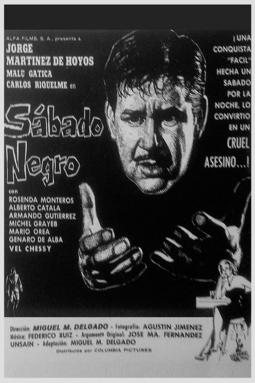 Movie poster for Sábado negro (1959)