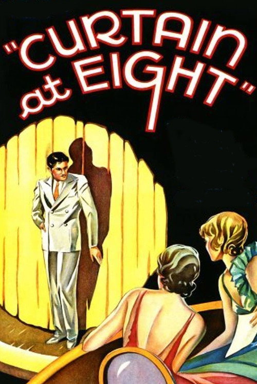 Movie poster for Curtain at Eight (1933)