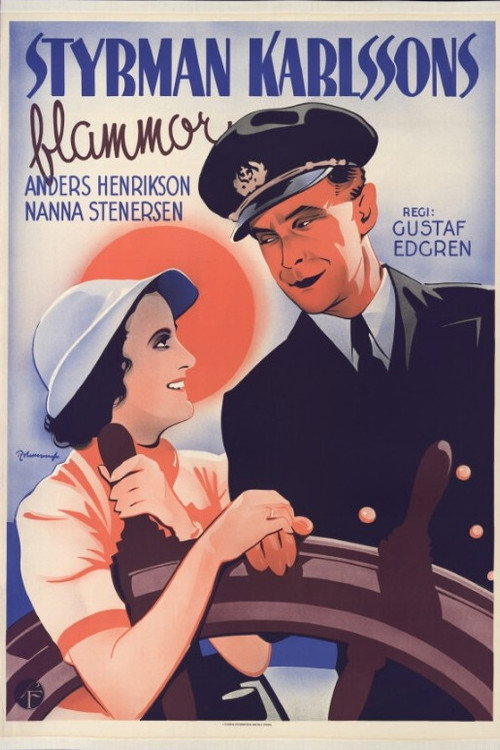 Movie poster for Styrman Karlssons flammor (1938)