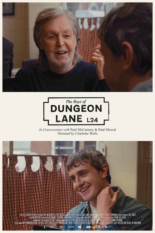Movie poster for The Boys of Dungeon Lane: In Conversation with Paul McCartney and Paul Mescal (2026)