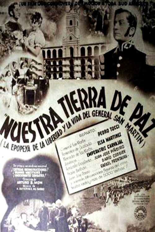 Movie poster for Nuestra tierra de paz (1939)