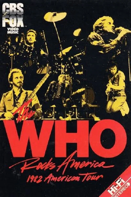 Movie poster for The Who Rocks America 1982 (1983)