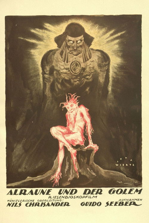 Movie poster for Alraune and the Golem (1919)