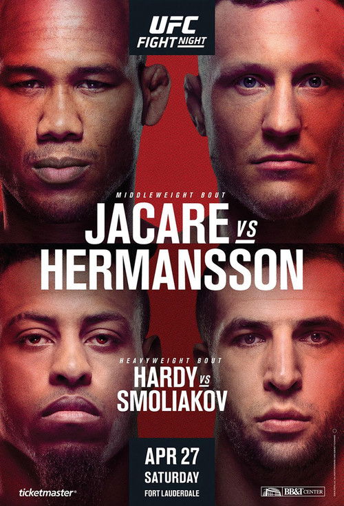 Movie poster for UFC Fight Night 150: Jacare vs. Hermansson (2019)