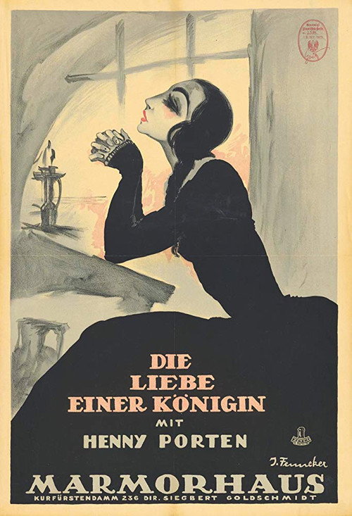 Movie poster for The Love of a Queen (1923)