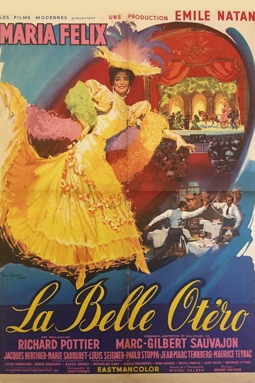 Movie poster for The Beautiful Otero (1954)
