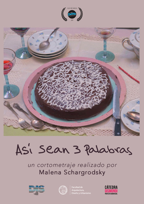 Movie poster for Así sean 3 palabras (2019)