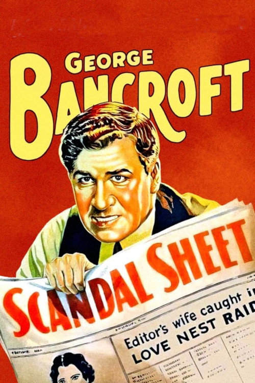 Movie poster for Scandal Sheet (1931)