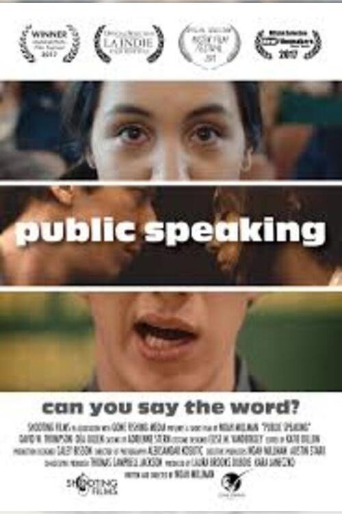 Movie poster for Public Speaking