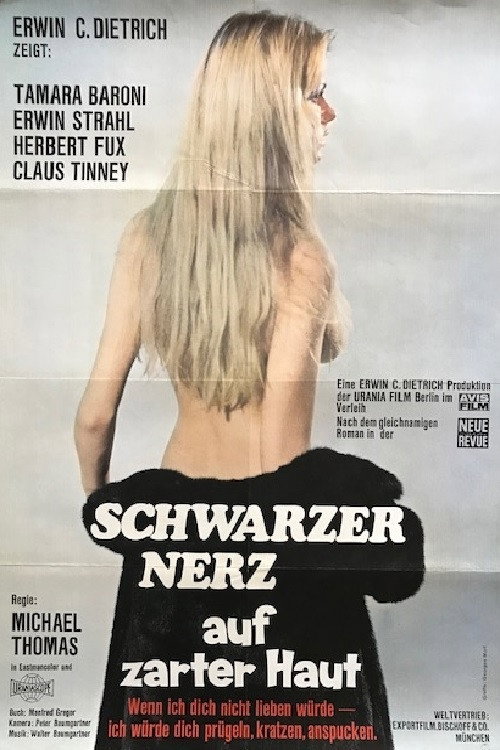 Movie poster for Schwarzer Nerz auf zarter Haut (1970)