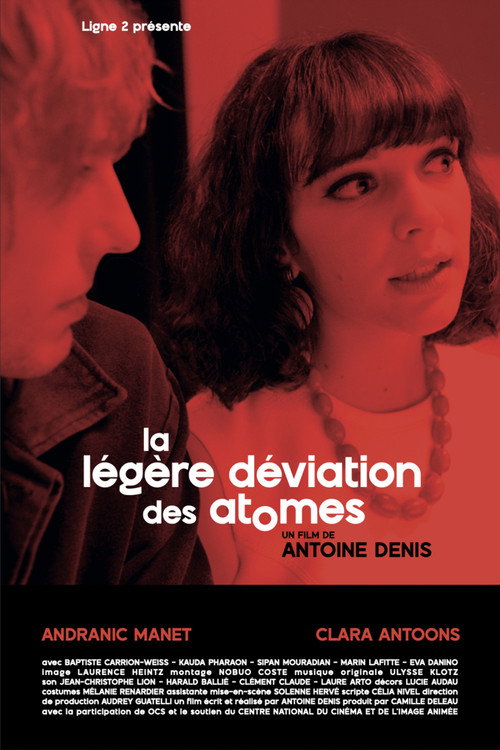 Movie poster for La légère déviation des atomes (2022)