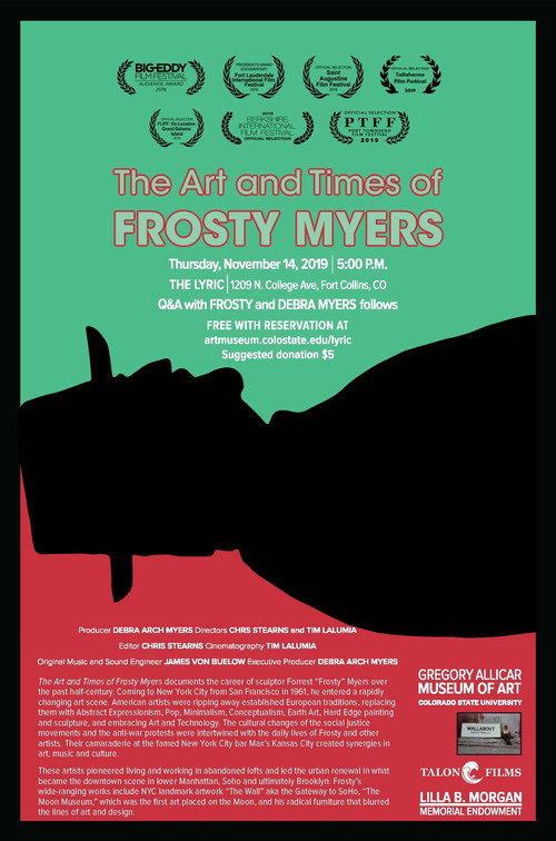 Movie poster for The Art and Times of Frosty Myers (2018)