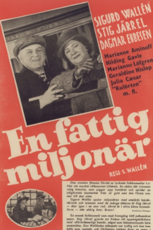 Movie poster for En fattig miljonär (1941)