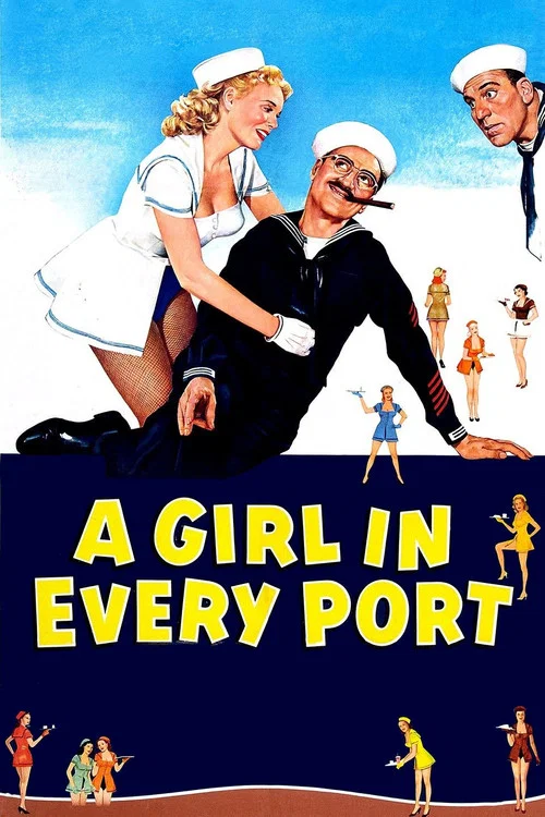 Movie poster for A Girl in Every Port (1952)