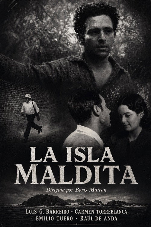 Movie poster for La isla maldita (1935)