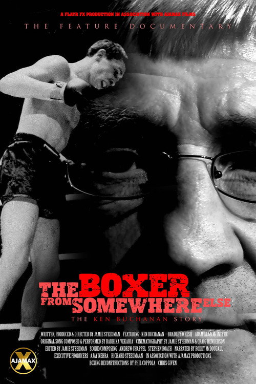 Movie poster for The Boxer from Somewhere Else: The Ken Buchanan Story (2025)