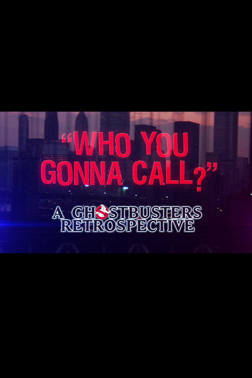Movie poster for Who You Gonna Call?: A Ghostbusters Retrospective (2014)