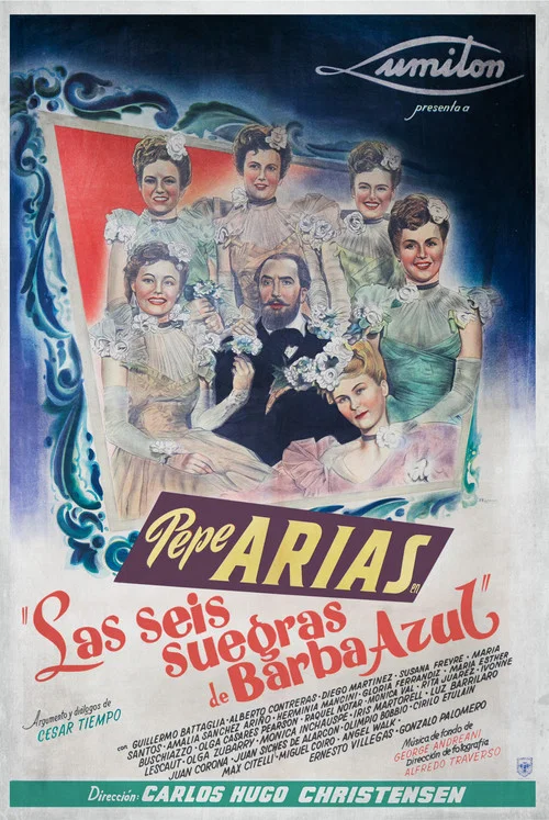 Movie poster for Las seis suegras de Barba Azul (1945)