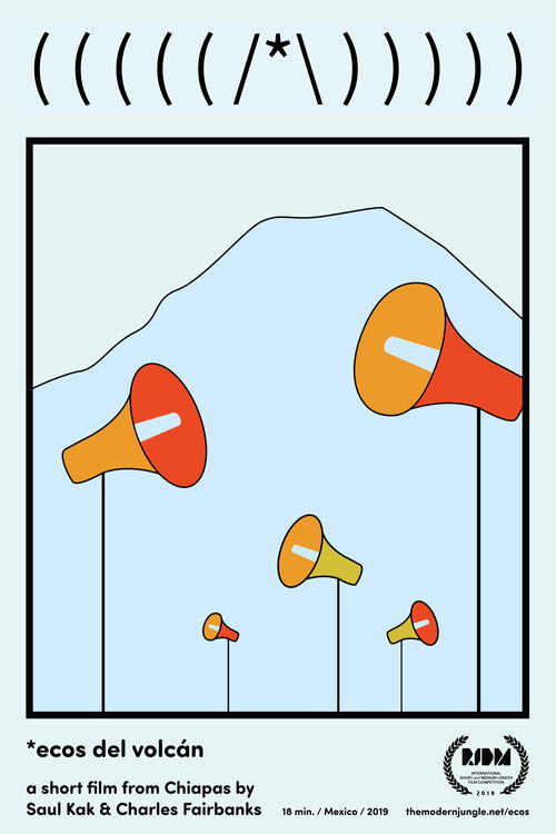 Movie poster for ( ( ( ( ( /*\ ) ) ) ) ) aka Echoes of the volcano (2019)