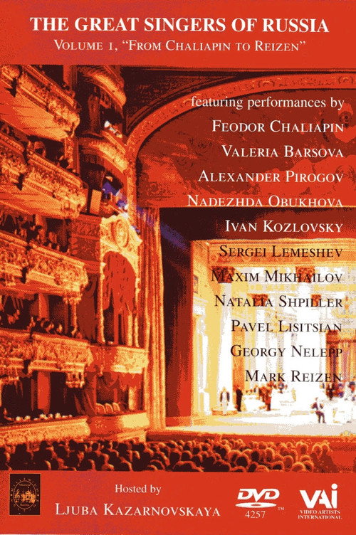 Movie poster for The Great Singers of Russia - Volume 1