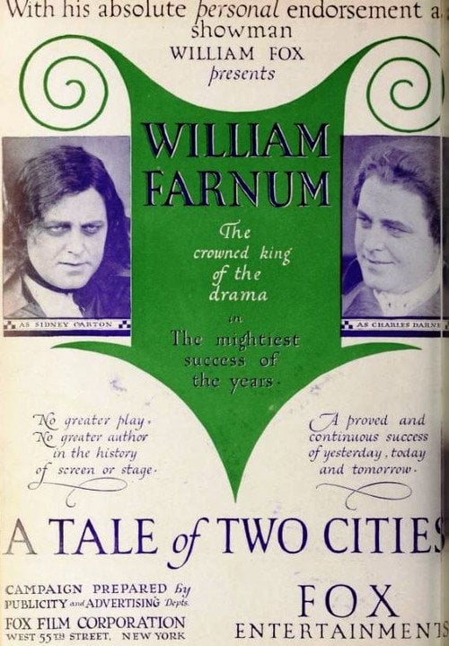 Movie poster for A Tale of Two Cities (1917)