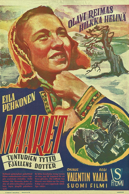 Movie poster for Maaret – tunturien tyttö (1947)