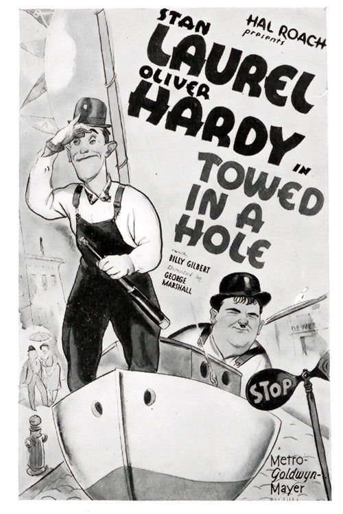 Movie poster for Towed in a Hole (1932)