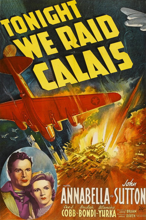 Movie poster for Tonight We Raid Calais (1943)