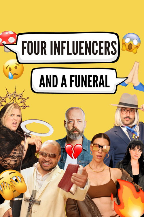 Movie poster for Four Influencers and a Funeral (2024)