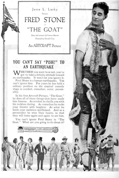 Movie poster for The Goat (1918)