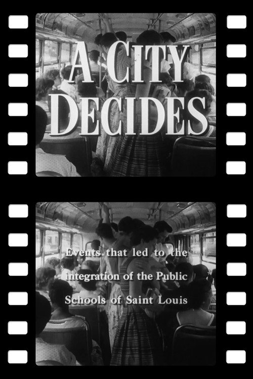 Movie poster for A City Decides (1956)