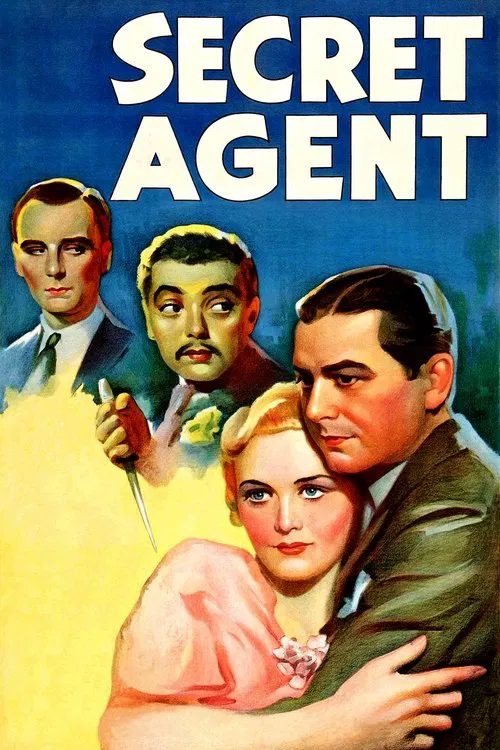 Movie poster for Secret Agent (1936)