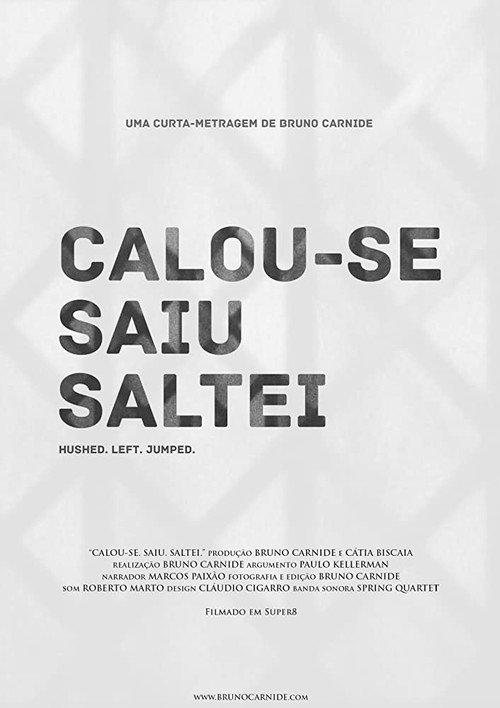 Movie poster for Calou-se. Saiu. Saltei. (2014)